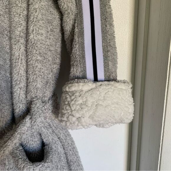 Victoria’s Secret PINK Hooded Sherpa lined Robe M/L - Picture 7 of 12